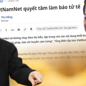 Học tập và làm theo tấm gương Ba Dũng, một tờ báo quốc doanh muốn “làm loạn”?